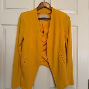 BCBGeneration Women's Vibrant Yellow Blazer